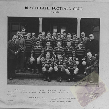 007092 1952-53 Blackheath Football Club