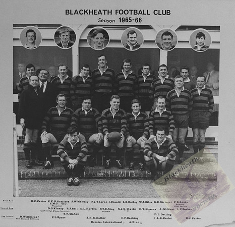 007082 1965-66 Blackheath Football Club
