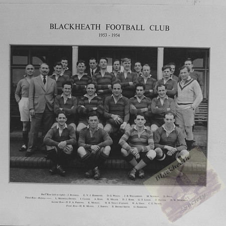 007091 1953-54 Blackheath Football Club