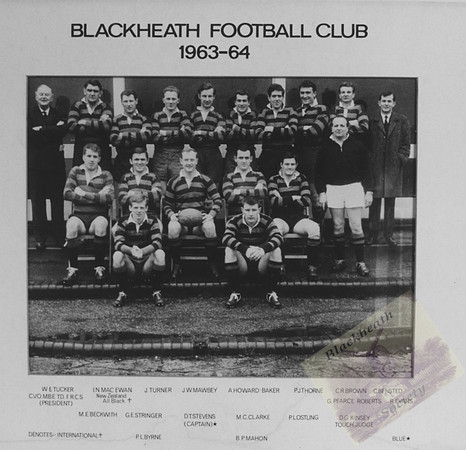 007083 1963-64 Blackheath Football Club