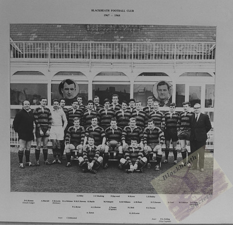 007081 Blackheath Football Club, 1967-68