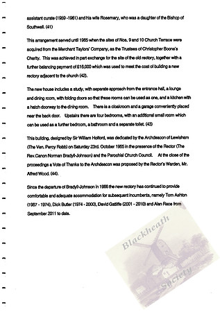 W2. Five Centuries of Rectories in Lee_Page_11
