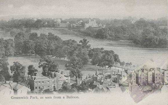 36000-006 Greenwich Park as seen from a Balloon, 1910